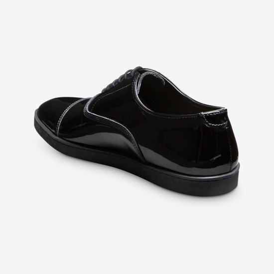 Allen Edmonds Park Avenue Oxford Dress Sneaker Black Patent Leather 7nqXUi4C