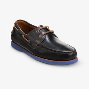Allen Edmonds Force 10 Boat Shoe with Chromexcel Leather? Black 0YIB730b