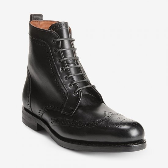 Allen Edmonds Dalton Wingtip Dress Boot with Dainite Rubber Sole? Black 8ug4Y3Ih