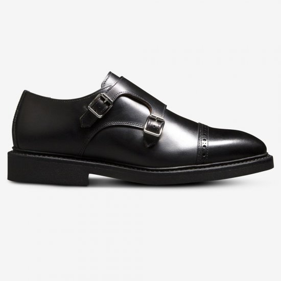 Allen Edmonds Charles Double Monk Strap Black Leather YUMt9SOy