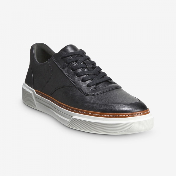 Allen Edmonds Burke Lace-up Sneaker Black Flbppjh2 - Click Image to Close