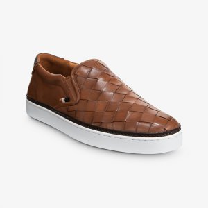 Allen Edmonds Alpha Woven Slip-on Sneaker Tan n4o41oSY