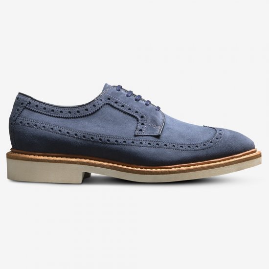 Allen Edmonds William Wingtip Derby Denim Suede 5GHqRVTF