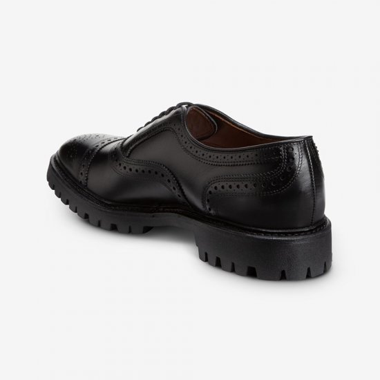 Allen Edmonds Strand Cap-toe Oxford Dress Shoe with Lug Sole Black E5j7cxRg