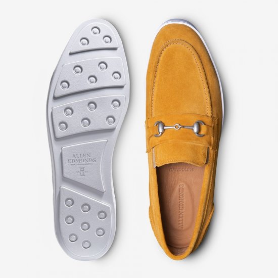 Allen Edmonds Randolph Bit Slip-on Sneaker Yellow Suede in8sXTFJ