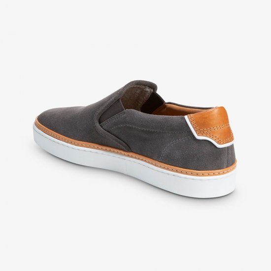 Allen Edmonds Alpha Suede Slip-on Sneaker Magnet Grey wBu7smVC