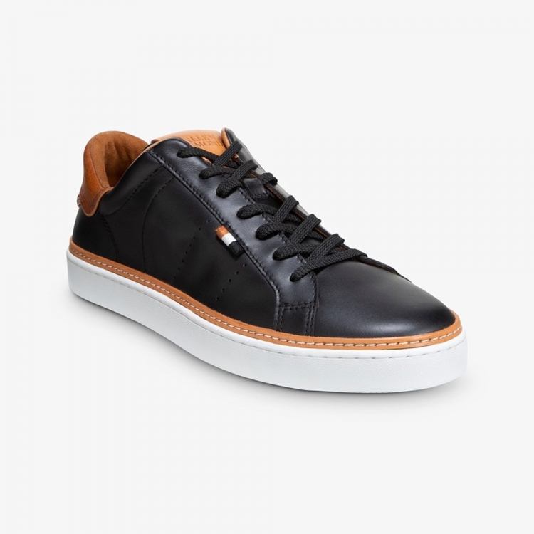 Allen Edmonds Alpha Lace-up Sneaker Black CC5OqJWX - Click Image to Close