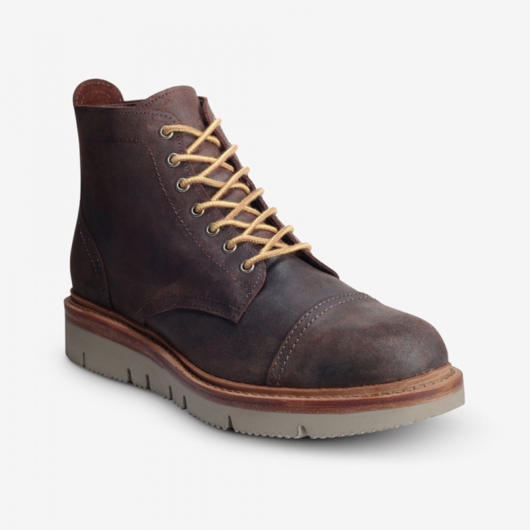 Allen Edmonds Park City Lace-up Weatherproof Boot Snuff Brown Suede VjBLadmh - Click Image to Close