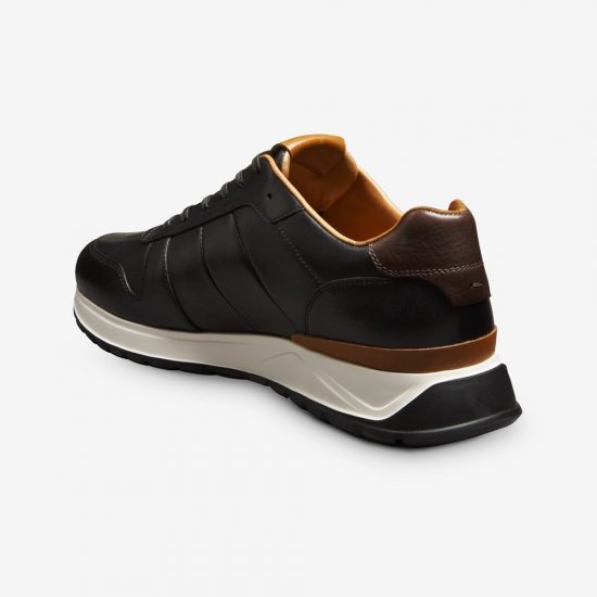 Allen Edmonds Lawson Lace-up Sneaker Black Leather BIOa1Ovw