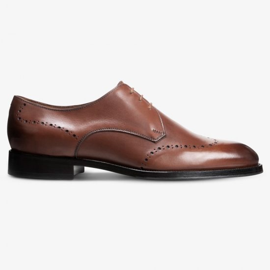 Allen Edmonds Lucca Derby Dress Shoe Dark Chili k4IKnCKl