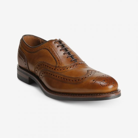 Allen Edmonds McAllister Wingtip Oxford Dress Shoe with Dainite Sole Walnut Brown pqf9NyqP