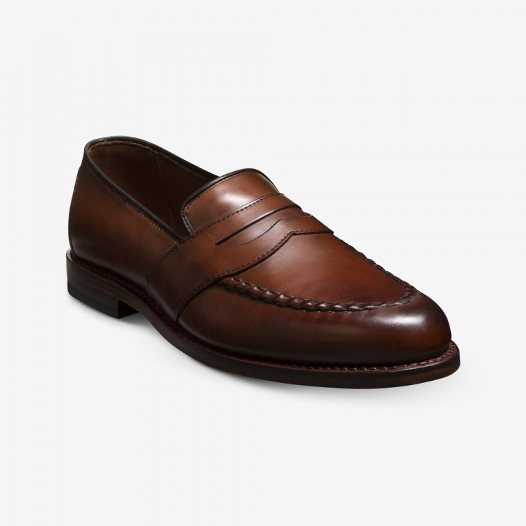 Allen Edmonds Randolph Penny Loafer Dark Chili 4363eigE - Click Image to Close