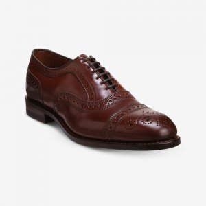 Allen Edmonds Strand Shell Cordovan Cap-toe Oxford Dress Shoe Chili Cordovan zVacT97c