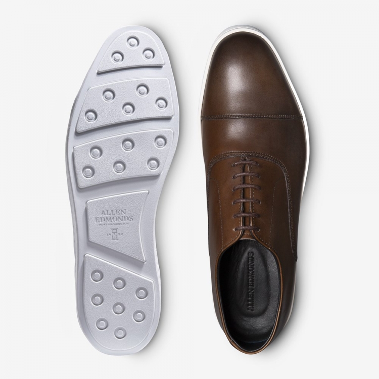 Allen Edmonds Park Avenue Oxford Dress Sneaker Bourbon Brown EkEkhsGp - Click Image to Close
