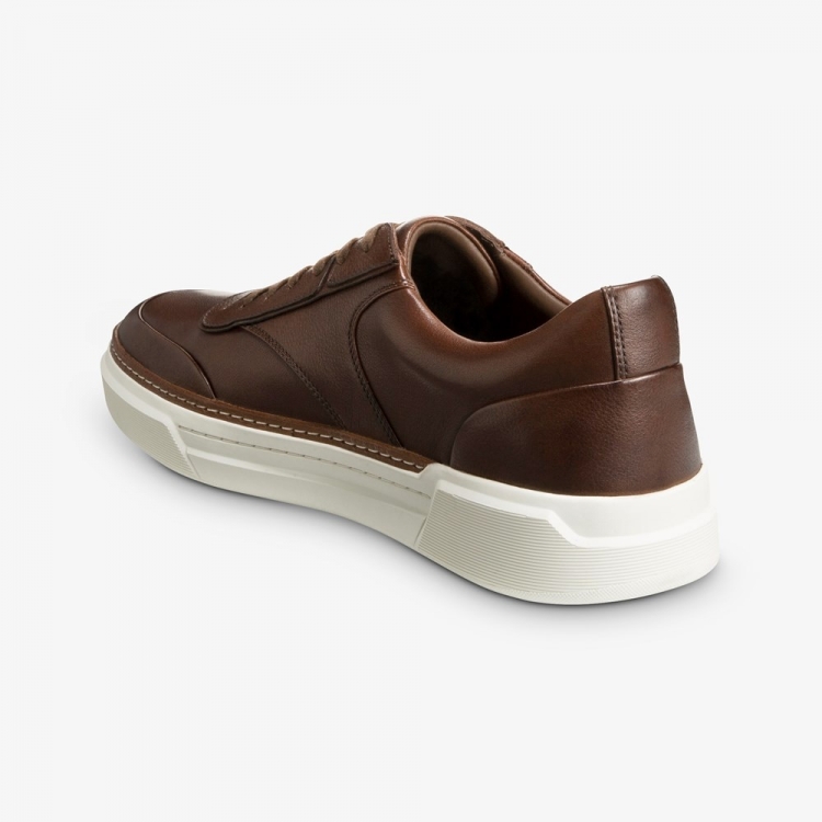 Allen Edmonds Burke Lace-up Sneaker Dark Brown qvhqfVVK - Click Image to Close