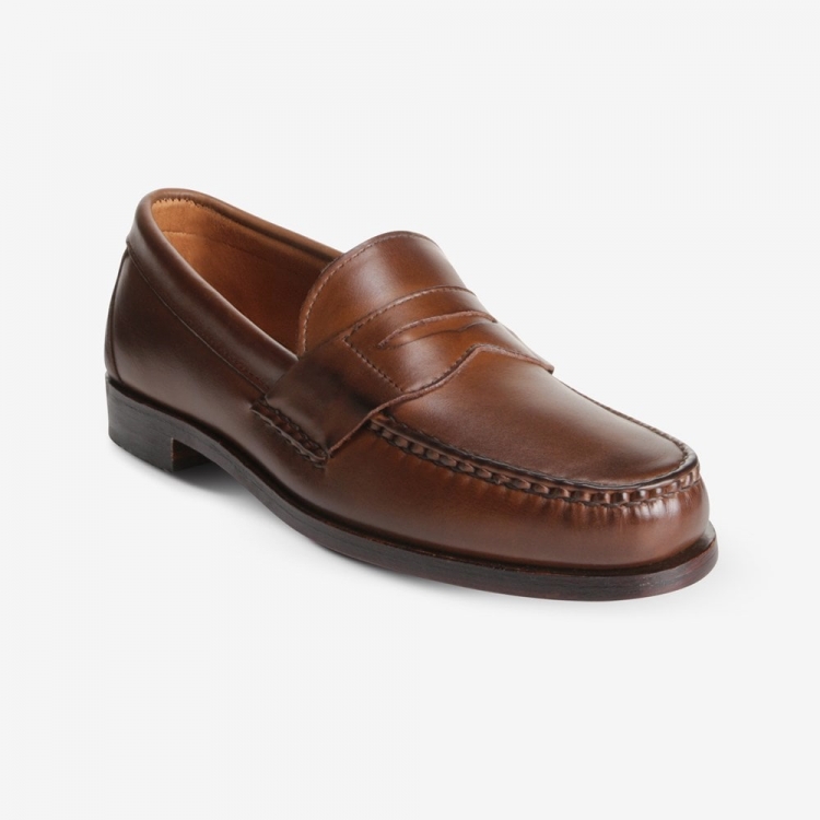 Allen Edmonds Cavanaugh Penny Loafer? Coffee Brown EuAE4Awa - Click Image to Close