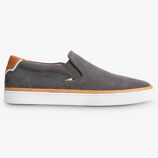 Allen Edmonds Alpha Suede Slip-on Sneaker Magnet Grey wBu7smVC