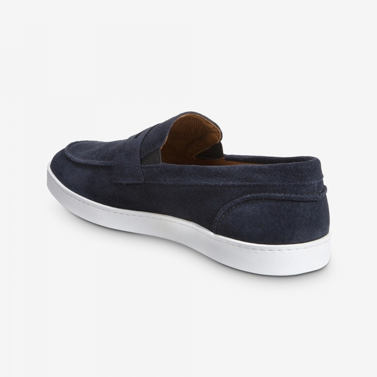 Allen Edmonds Randolph Slip-on Sneaker Navy Suede nBf2oEts - Click Image to Close