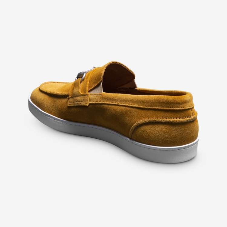 Allen Edmonds Randolph Bit Slip-on Sneaker Yellow Suede in8sXTFJ - Click Image to Close