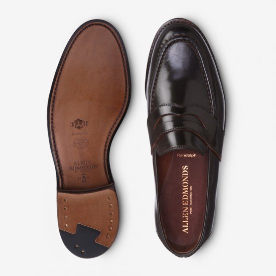 Allen Edmonds Randolph Shell Cordovan Penny Loafer Brown Cordovan yRcnPrOs