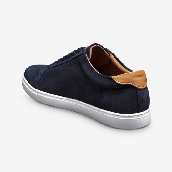 Allen Edmonds Courtside Suede Sneaker Navy Suede AlgUWOWI