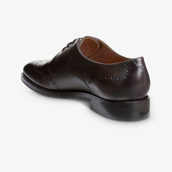 Allen Edmonds Lucca Derby Dress Shoe Dark Brown pdSanyGC