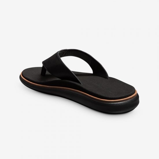 Allen Edmonds Naples Thong Sandal Black Leather NbW5q9Ad