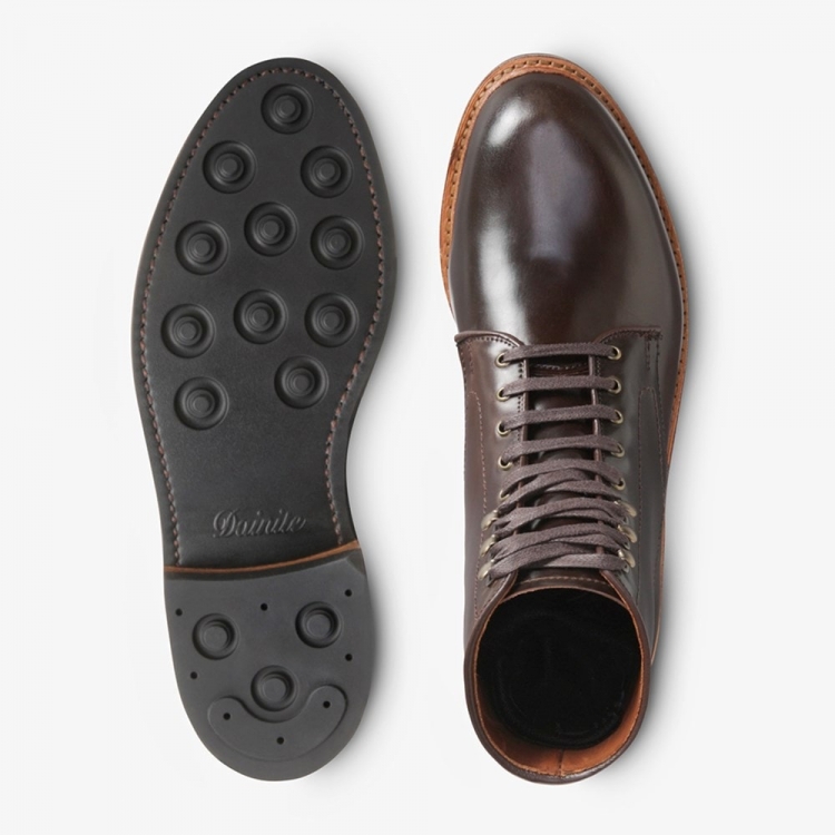Allen Edmonds Higgins Mill Boot with Shell Cordovan Leather? Brown Cordovan AFWo2P8E - Click Image to Close
