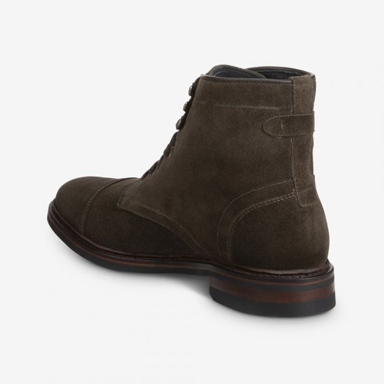 Allen Edmonds Landon Cap-toe Boot Loden Suede X2PyGAOj