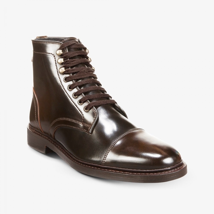 Allen Edmonds Landon Shell Cordovan Cap-toe Dress Boot Brown ww9A5WLL - Click Image to Close