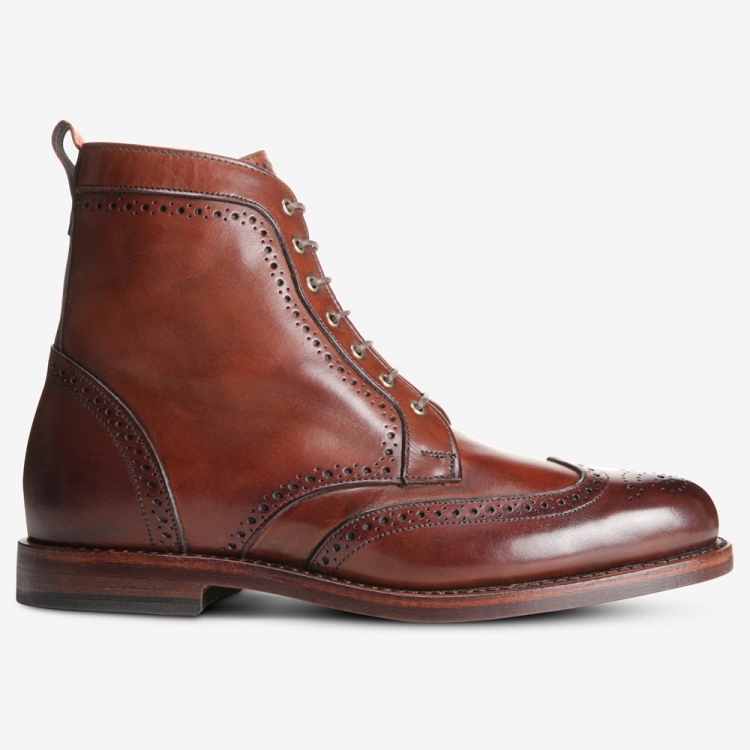 Allen Edmonds Dalton Wingtip Dress Boot? Dark Chili JhKnaYxC - Click Image to Close