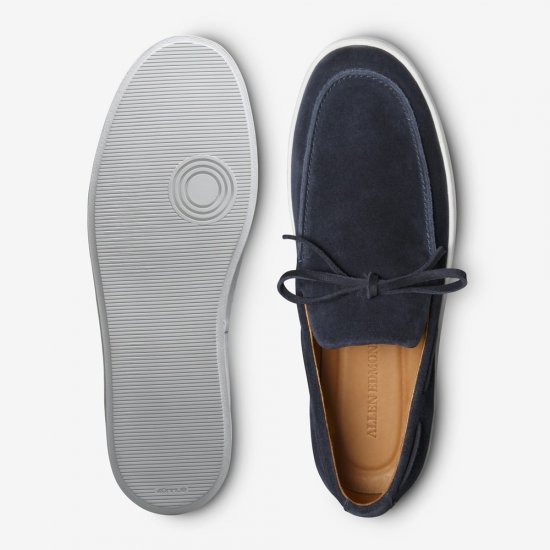 Allen Edmonds Santa Rosa Slip-on Sneaker Navy Sea Suede XDT4cwla
