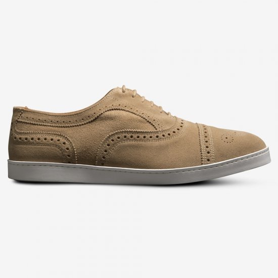 Allen Edmonds Strand Suede Oxford Sneaker? Bone ubKDWrCN