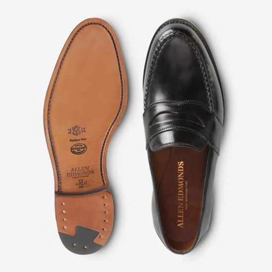 Allen Edmonds Randolph Shell Cordovan Penny Loafer Black Cordovan xIxgIgsl