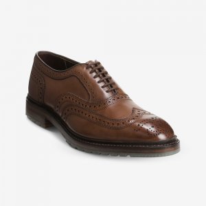 Allen Edmonds McTavish Wingtip Oxford Dress Shoe Coffee Brown WsFeHuZR