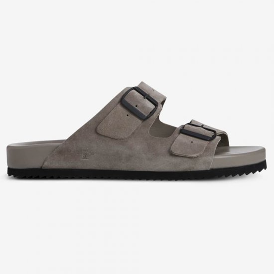 Allen Edmonds Sparrow Suede Sandal Grey ZMAScMKO