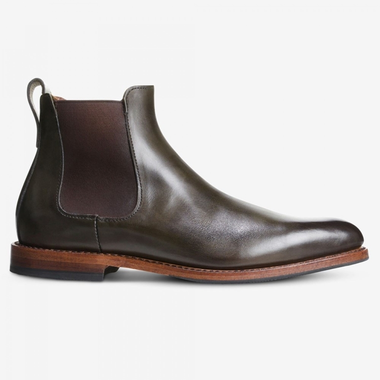 Allen Edmonds Liverpool Chelsea Dress Boot? Olive AZTRwdXC - Click Image to Close