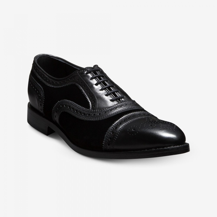 Allen Edmonds Strand Cap-toe Oxford Dress Shoe Black Velvet ntxa7U2s - Click Image to Close