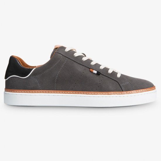 Allen Edmonds Alpha Lace-up Sneaker Dark Grey Suede wBWfJ9Pe