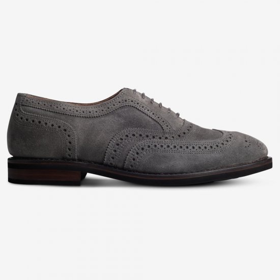 Allen Edmonds Neumok Suede Wingtip Oxford? Grey n9RE7YoB