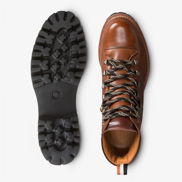 Allen Edmonds Aspen Hiker Weatherproof Lug Boot? Tan Grain KarVfVKc - Click Image to Close