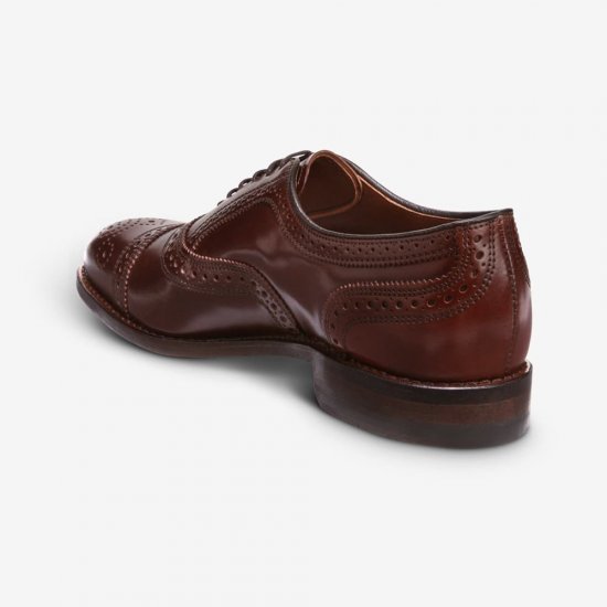 Allen Edmonds Strand Shell Cordovan Cap-toe Oxford Dress Shoe Chili Cordovan zVacT97c