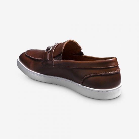 Allen Edmonds Randolph Bit Slip-on Sneaker Mahogany Leather lbtdAOOx