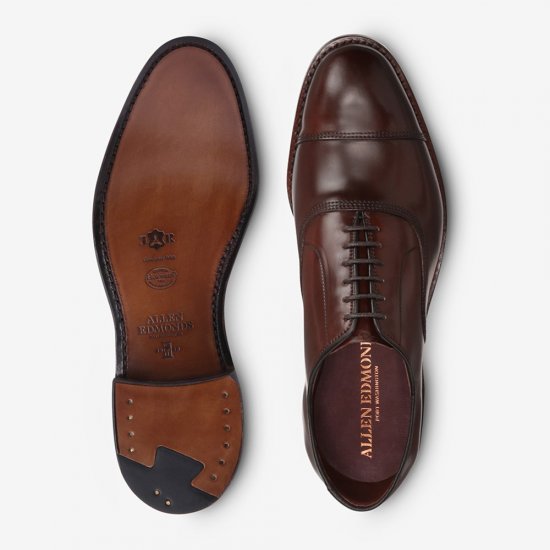 Allen Edmonds Park Avenue Shell Cordovan Cap-toe Oxford Dress Shoe Chili Cordovan OxylplWT