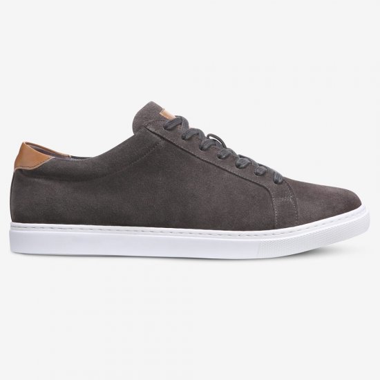 Allen Edmonds Courtside Sneaker Grey Suede QDJRiOrr