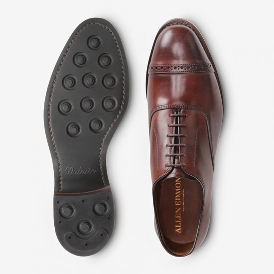 Allen Edmonds Fifth Avenue Cap-Toe Oxford Dress Shoe with Dainite Sole Dark Chili JNKS7wCP