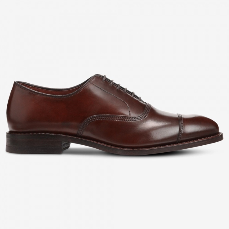 Allen Edmonds Park Avenue Shell Cordovan Cap-toe Oxford Dress Shoe Chili Cordovan OxylplWT - Click Image to Close