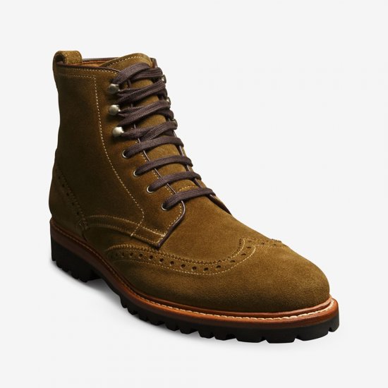 Allen Edmonds Astor Wingtip Boot Caper Green KJJmCv6R