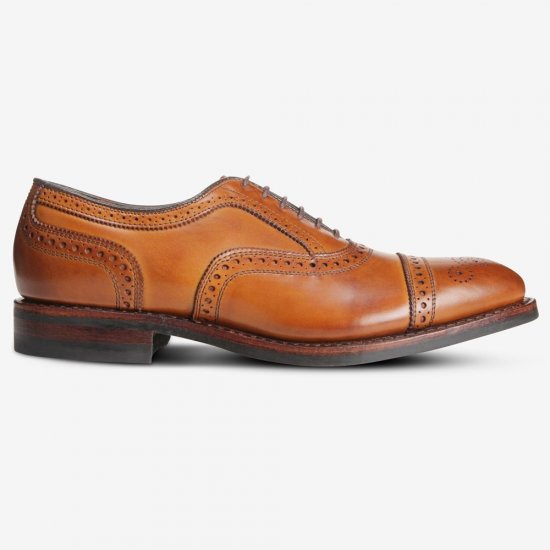 Allen Edmonds Strand Cap-toe Oxford Dress Shoe with Dainite Sole Walnut Brown 7T4xM4nA