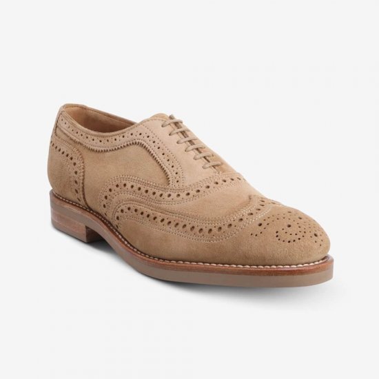 Allen Edmonds Neumok Suede Wingtip Oxford? Camel bxzRLS8f